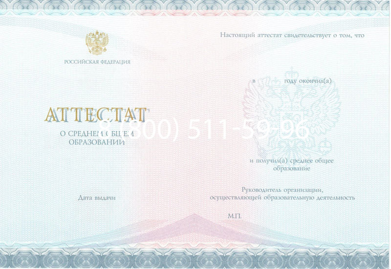 Купить Аттестат вечерней школы в Пушкино