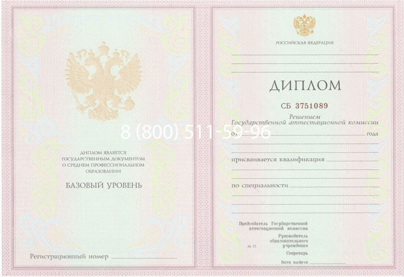 Купить Диплом колледжа 2003-2006 годов в Пушкино Купить Диплом колледжа 2003-2006 годов в Пушкино