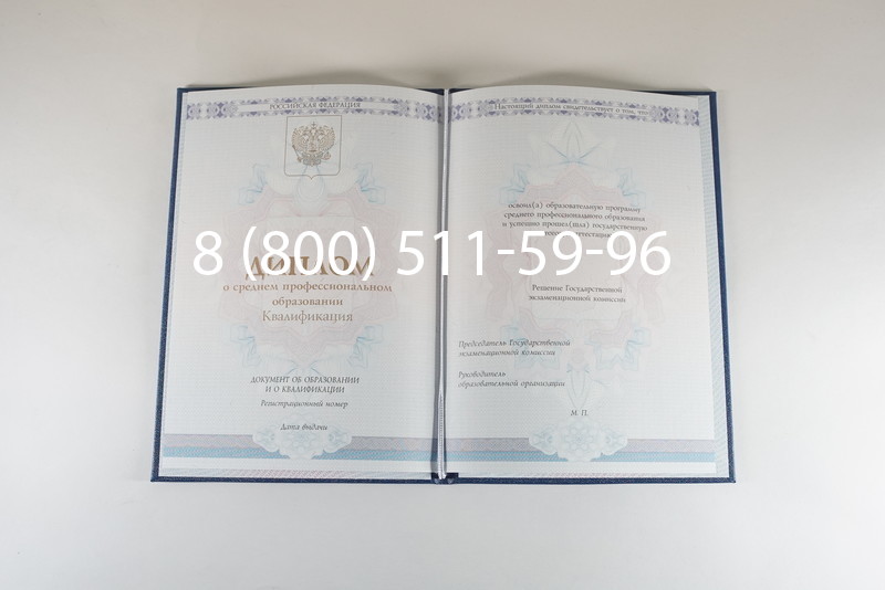 Диплом колледжа 2014-2024 года  в Пушкино