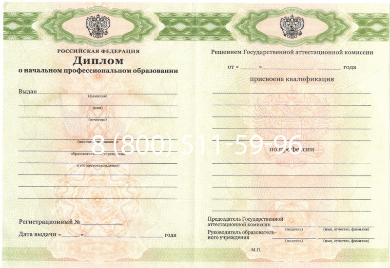 Купить Диплом ПТУ 2014-2024 года в Пушкино