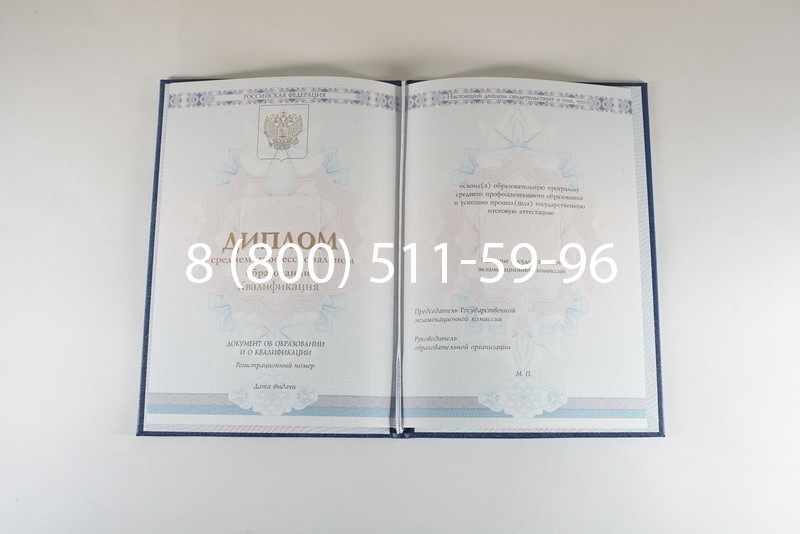 Диплом техникума 2014-2024 года в Пушкино